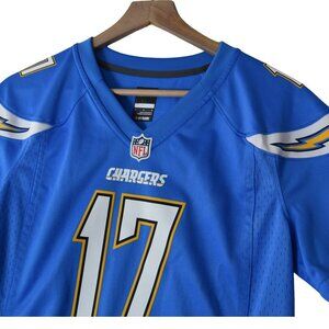 Nike Youth Chargers Rivers Jersey Sz M Blue NFL #17 On Field Football Gear